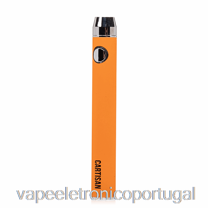 Vape Eletrônico Cartisan Botão Vv 900 Dual Charge 510 Bateria [micro] Laranja